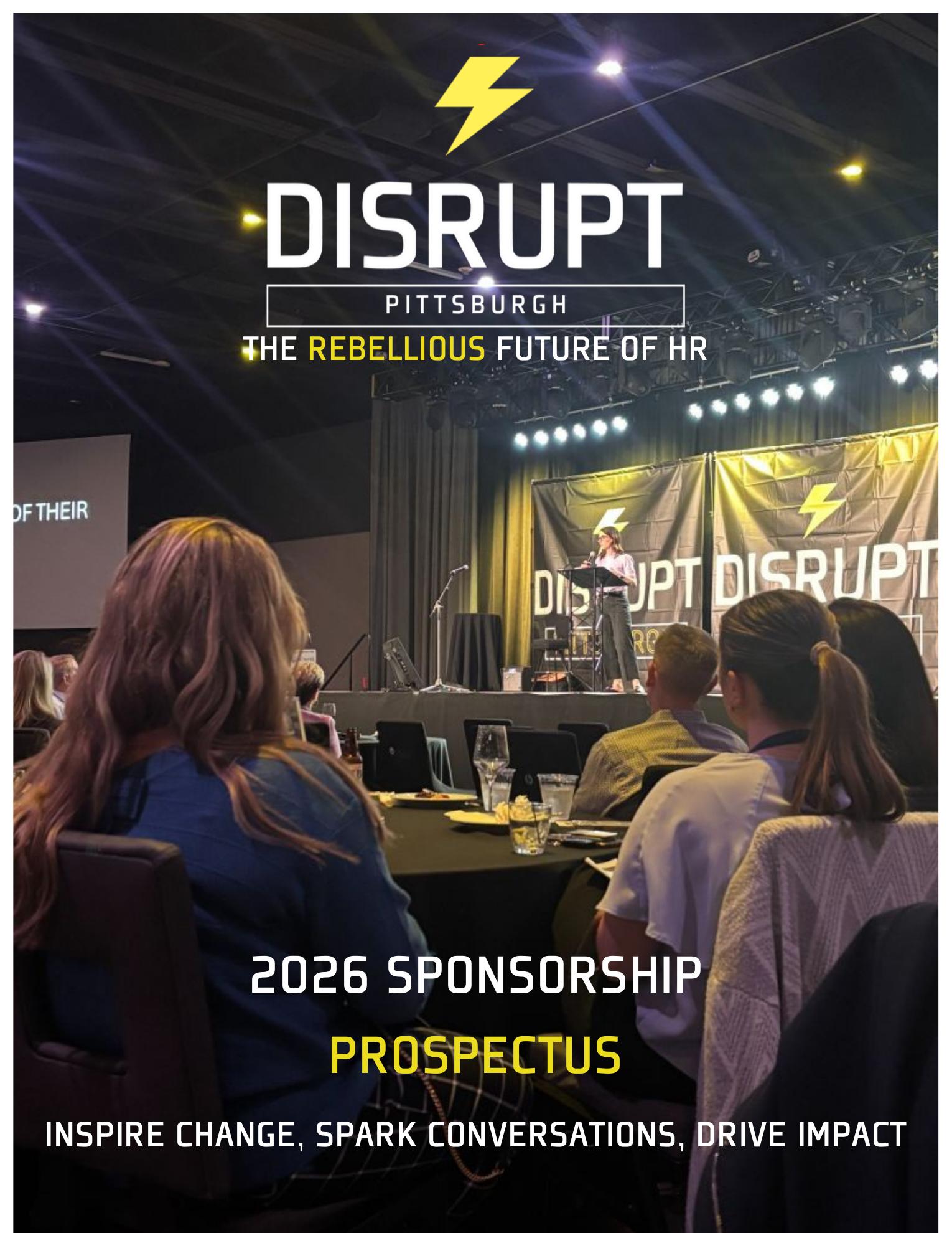 DisruptHR Pittsburgh 2026 Sponsorship Prospectus